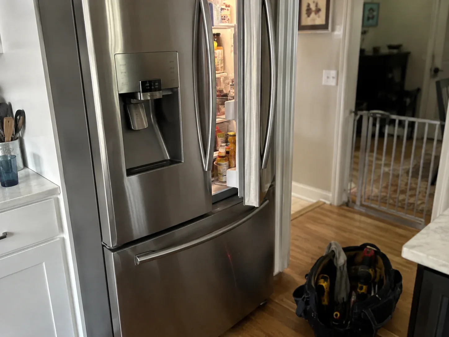 Samsung refrigerator repair in Dundas